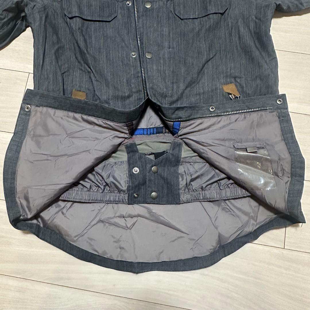 BURTON スノーボードウェア上下セット デニム GORE-TEX 平野