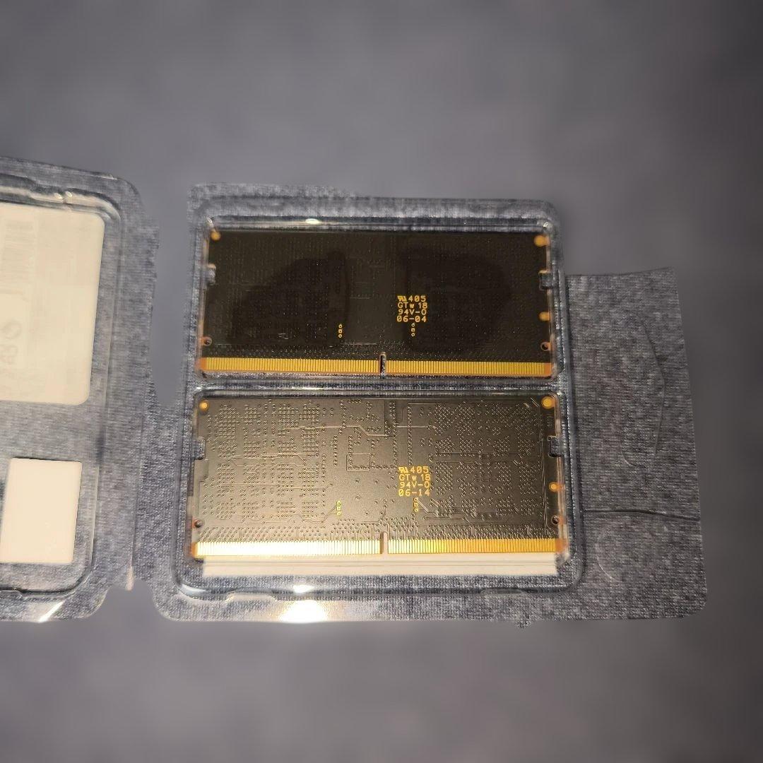 【ノートパソコン用】Crucial 32GB KIT DDR5 5600