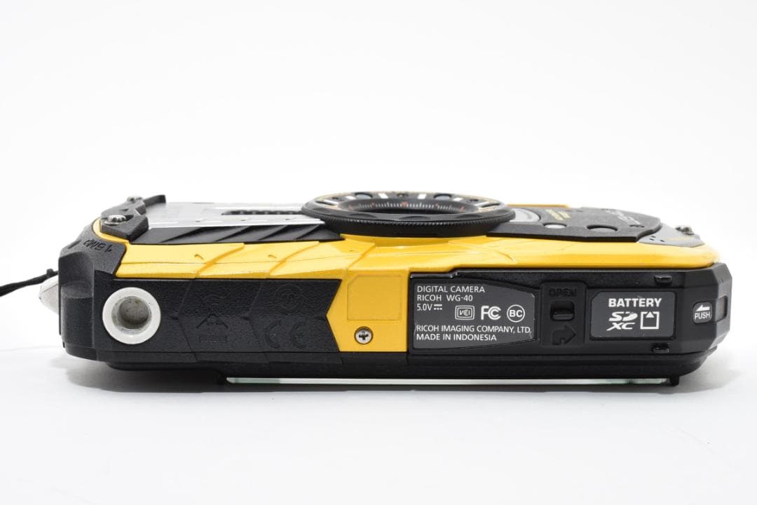 【美品】RICOH WG-40 イエロー　動作確認済