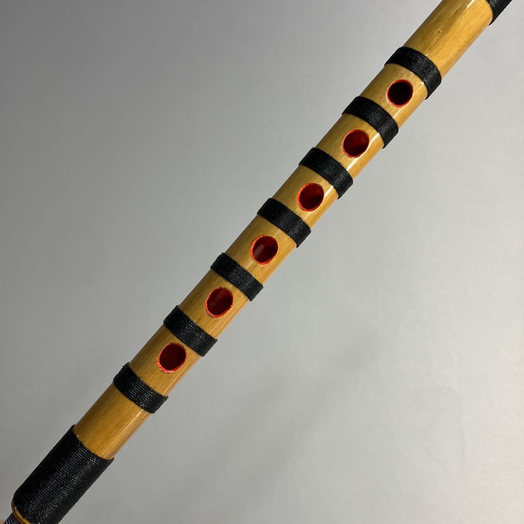 入門】神楽笛リコーダー式（古典調篠笛、囃子笛）CMRX-114 総巻 咥え