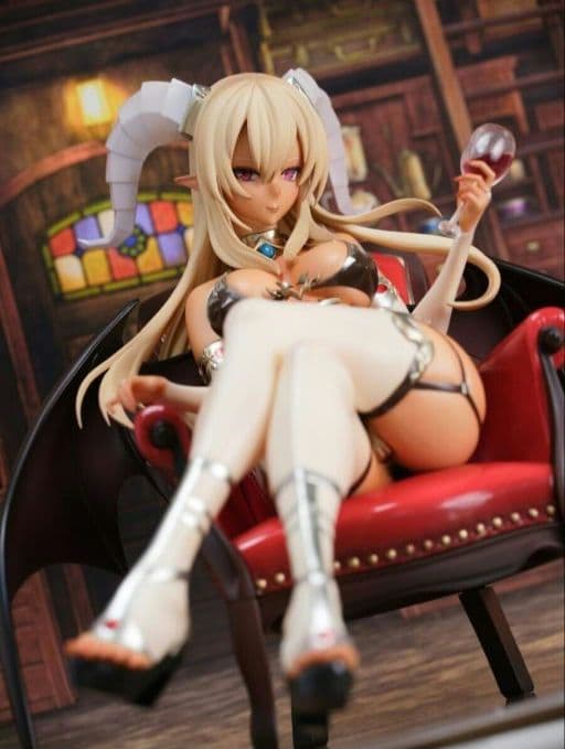 悪魔娘ちゃん おだじょー ガレージキット 塗装済み 完成品　booth正規品