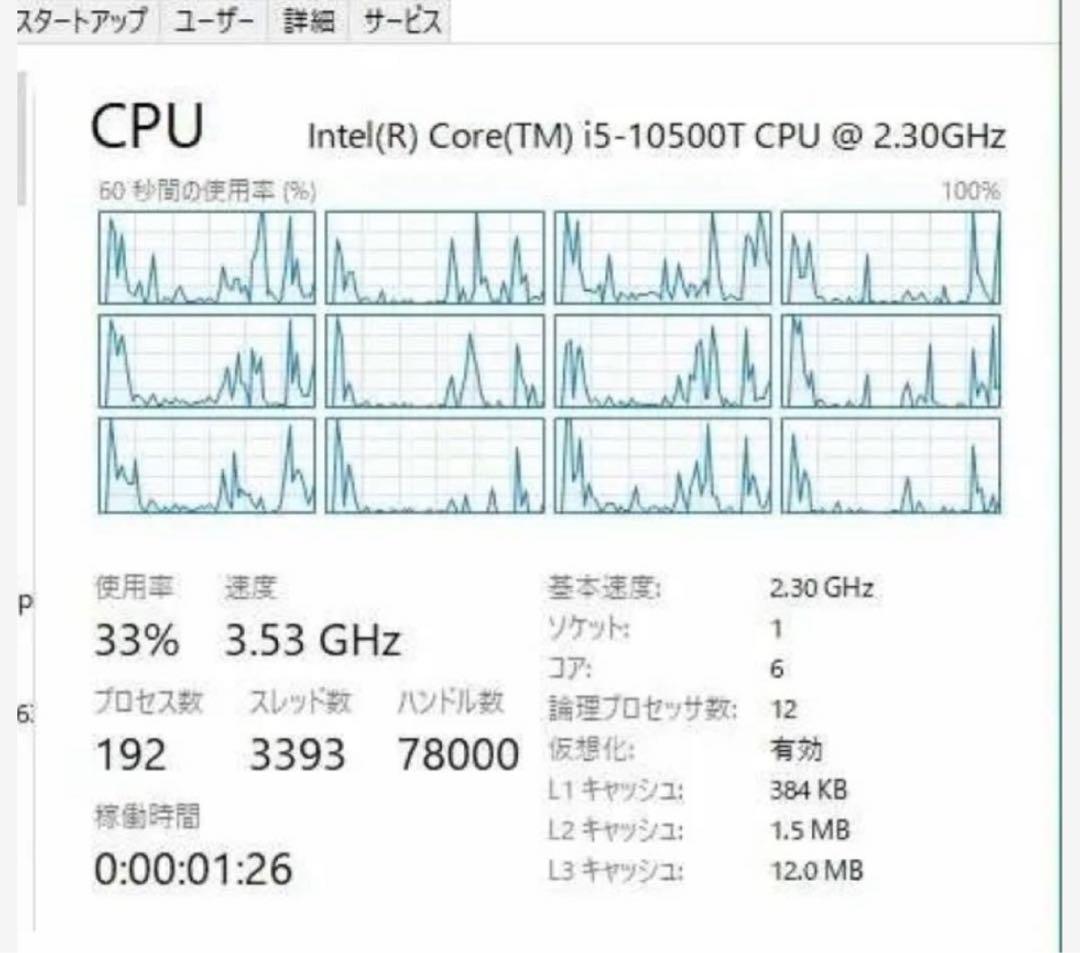 爆速第10世代i5 Lenovo ThinkStation P340 Tiny
