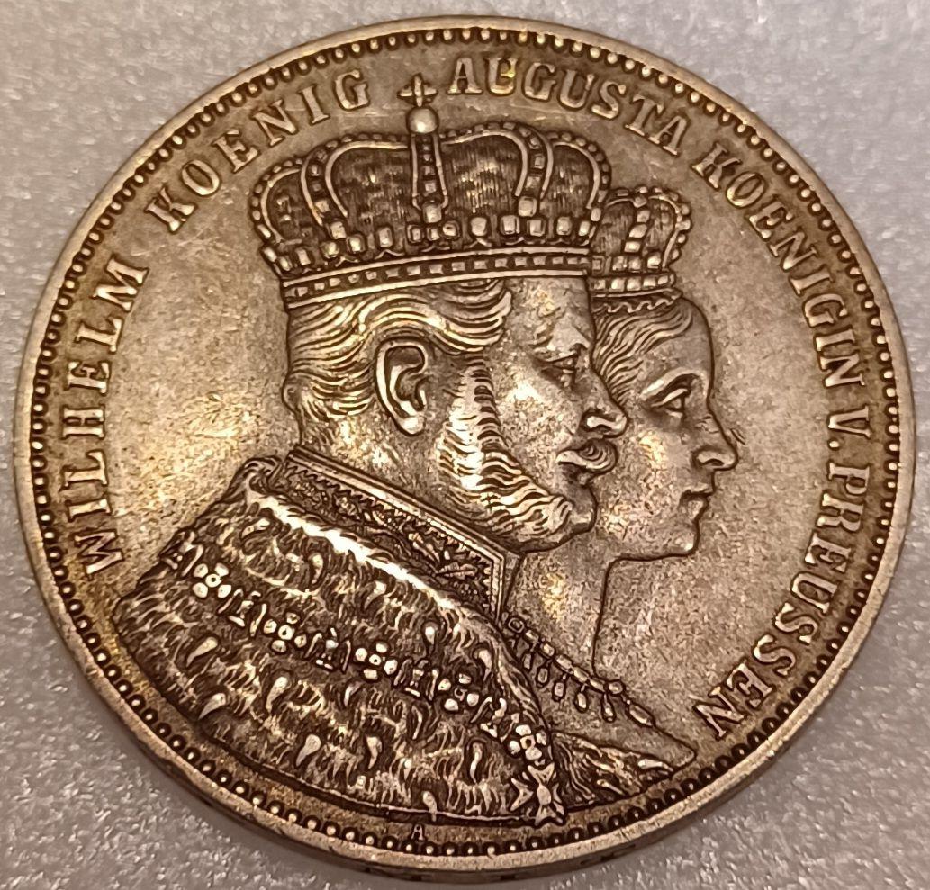 1861年ドイツ プロイセン王国 1ターラー銀貨 ヴィルヘルム1世