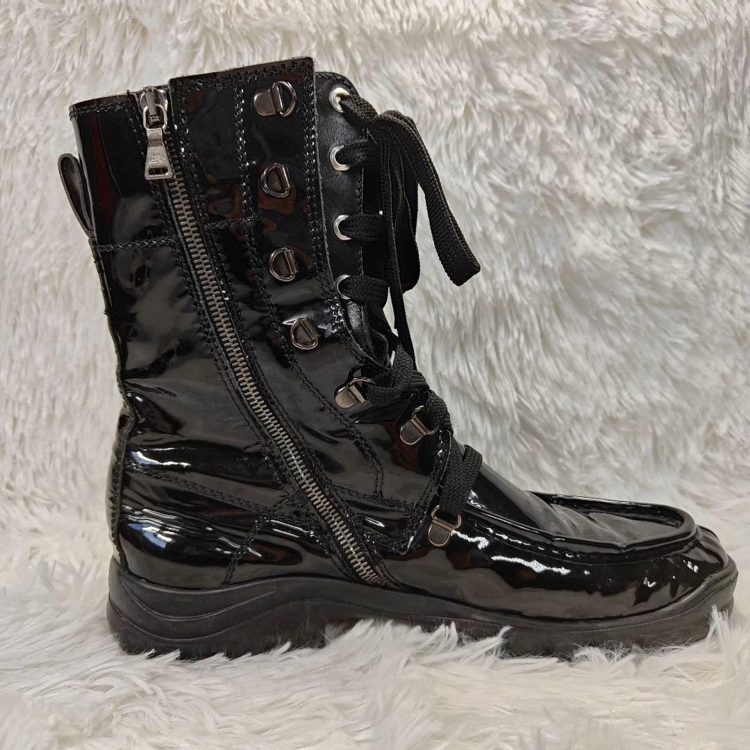 NEIL BARRETT ニールバレット エナメルブーツ 26cm 41 - メルカリ