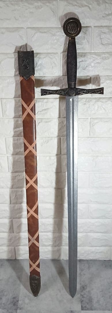 【1m11cm】デニックス 模造刀 エクスカリバー DENIX アーサー王剣 エクスカリバー 模造刀 ロングソード [ シルバー