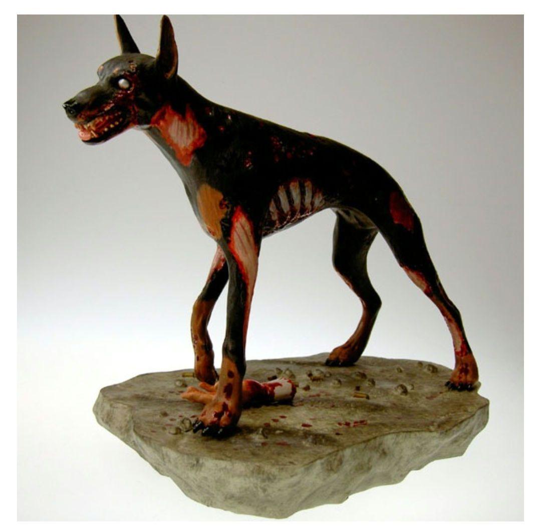 希少】バイオハザード ゾンビ犬 スタチューフィギュア 世界750体限定