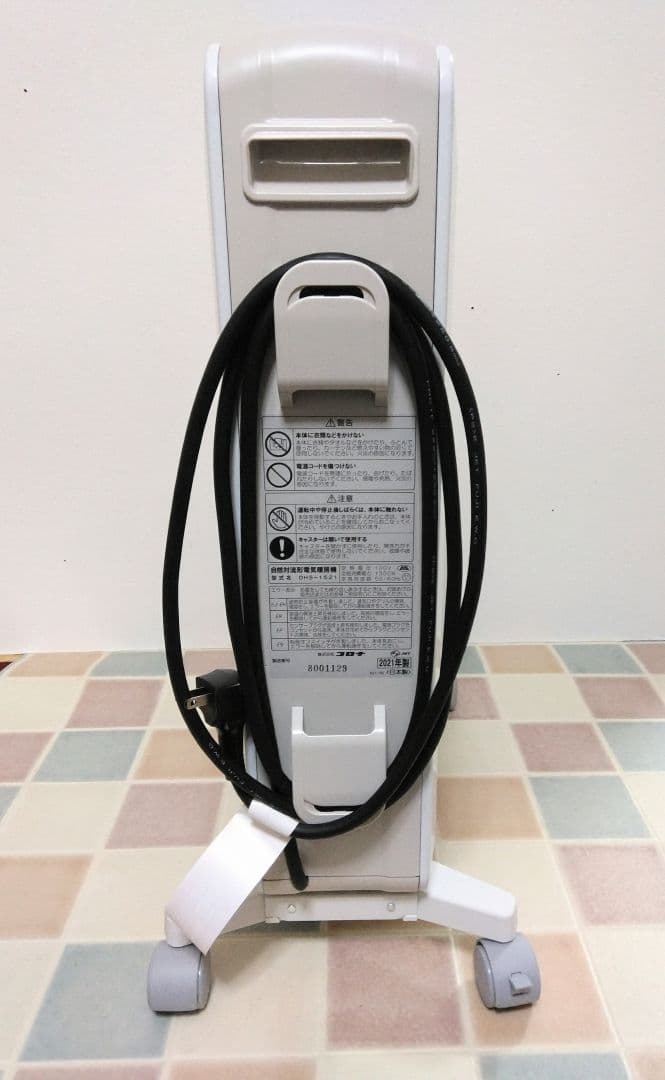 NOIL HEAT 電気ヒーター ホワイト リモコン付き