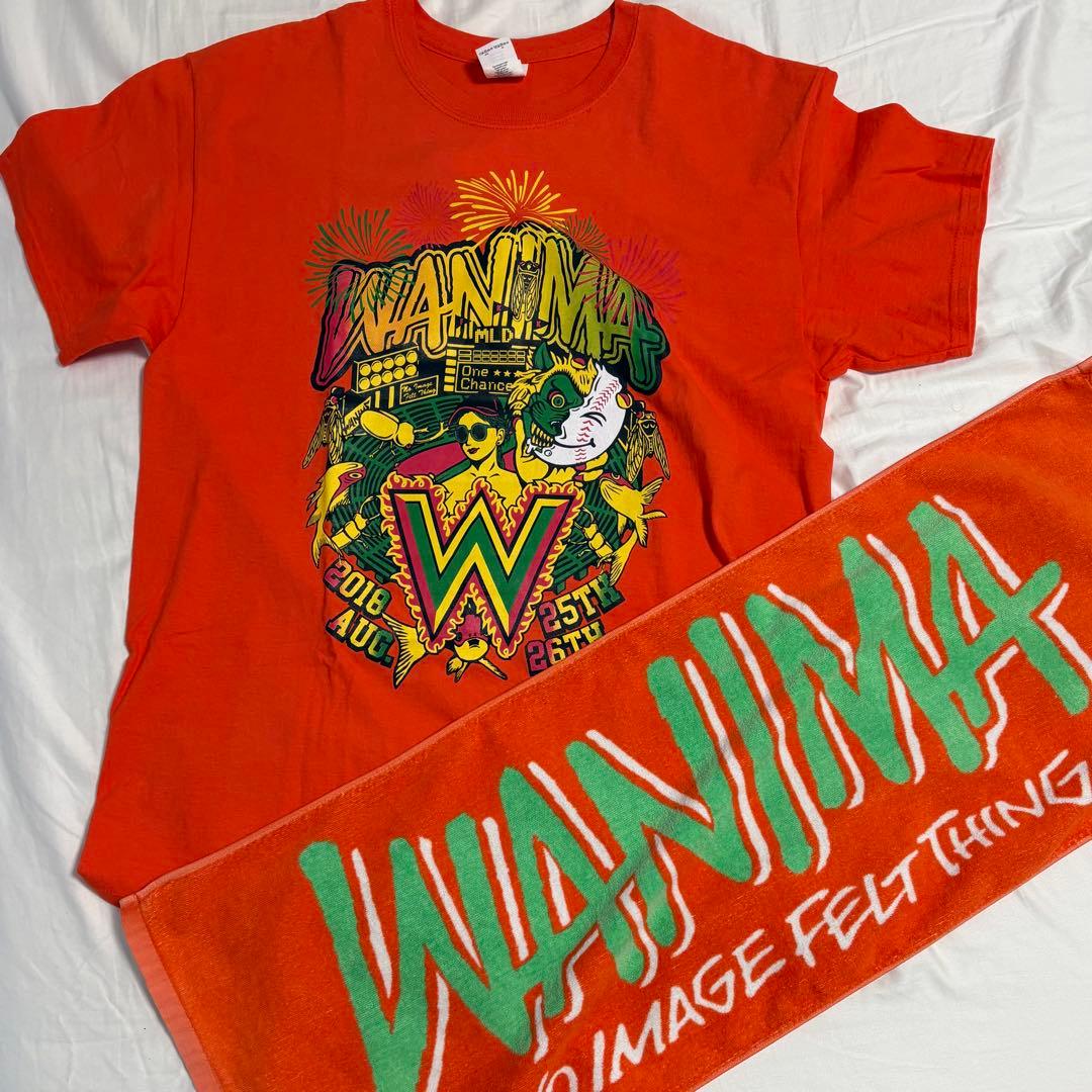 WANIMA Tシャツ タオル オレンジ - メルカリ