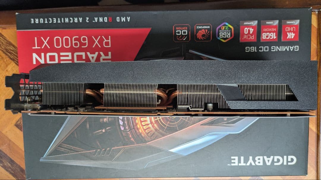 radeon rx6900xt GIGABYTE 16G 要説明確認