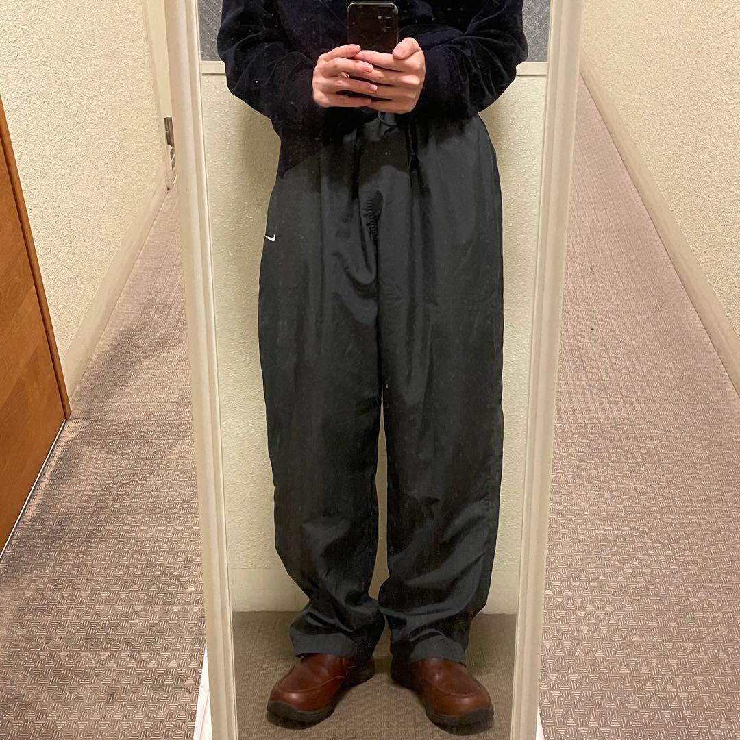 00s NIKE wide nylon pants 極太 テック シティ