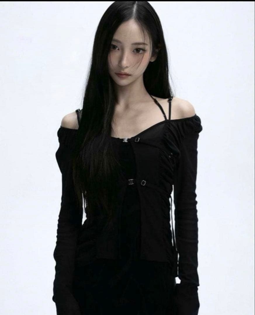 トップス melt the lady gather hook tops Bubbles - melt the lady sheer hook topsの通販 by y's shop