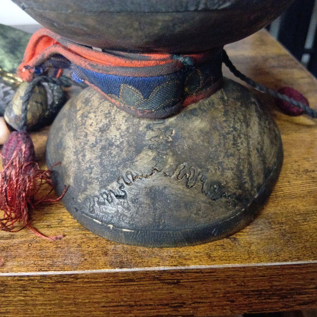 チベット 呪物 ダマル 人骨 密教法具 カパーラ カンリン 仏具 チベタン