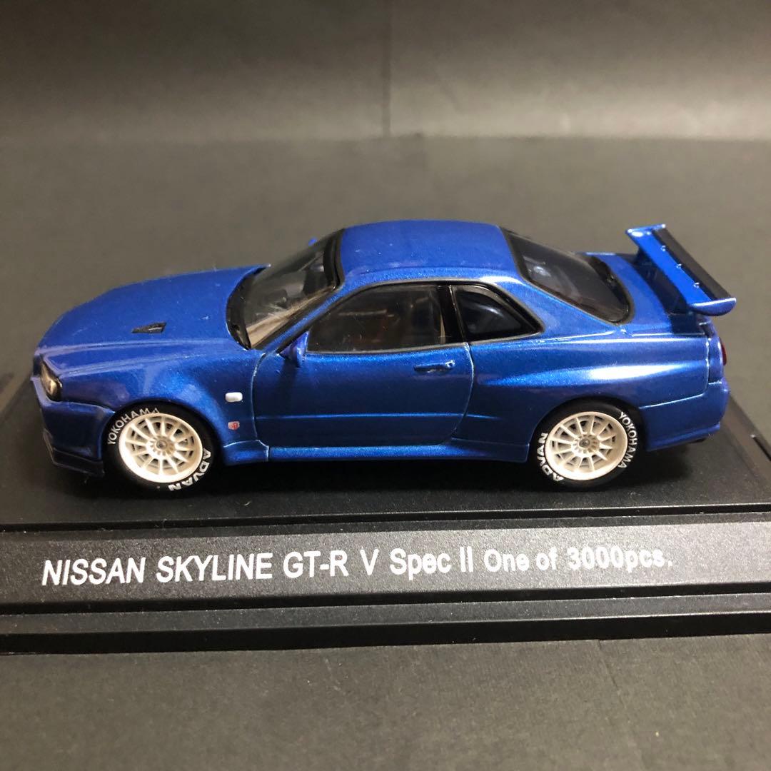 エブロ 1/43 スカイライン GT-R R34 V-specⅡ カスタム品 - メルカリ