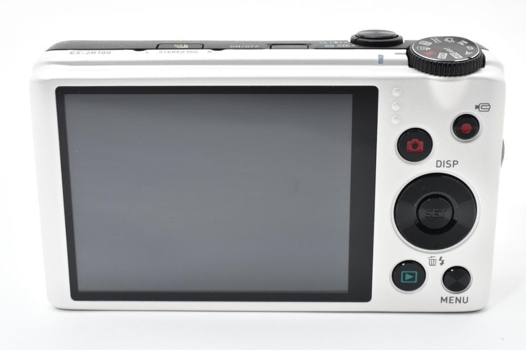 カシオ　CASIO EXILIM EX-ZR100 ホワイト