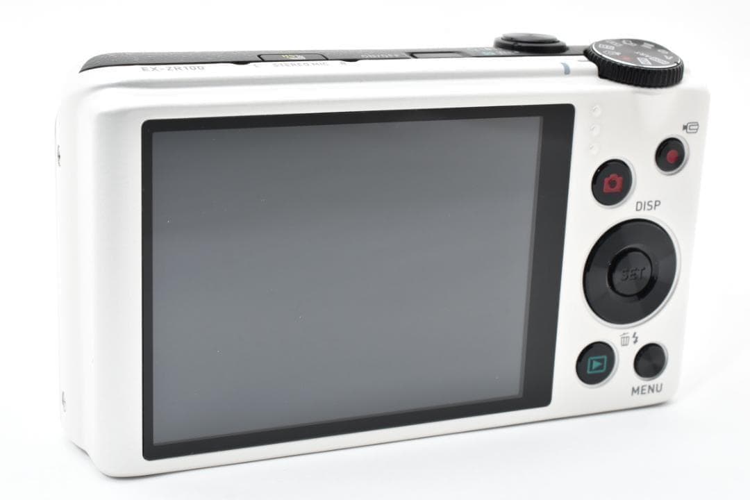 カシオ　CASIO EXILIM EX-ZR100 ホワイト