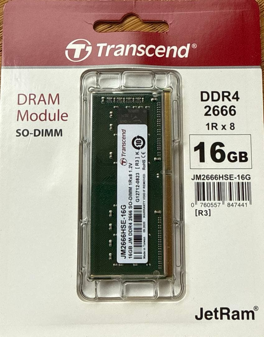DDR4-2666 16GB トラセンドジャパン Amazon | トランセンドジャパン Transcend ノートPC用メモリ PC4-21300