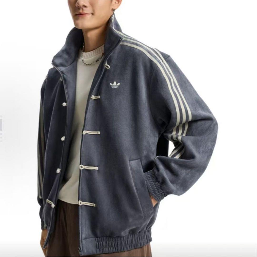 adidasアディダス 中国限定 蛇年トラックジャケッtトネイビーXLサイズ