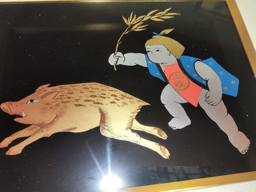 輪島塗 吉田斉州 漆絵 パネル 干支 漆芸 - 工芸品高価