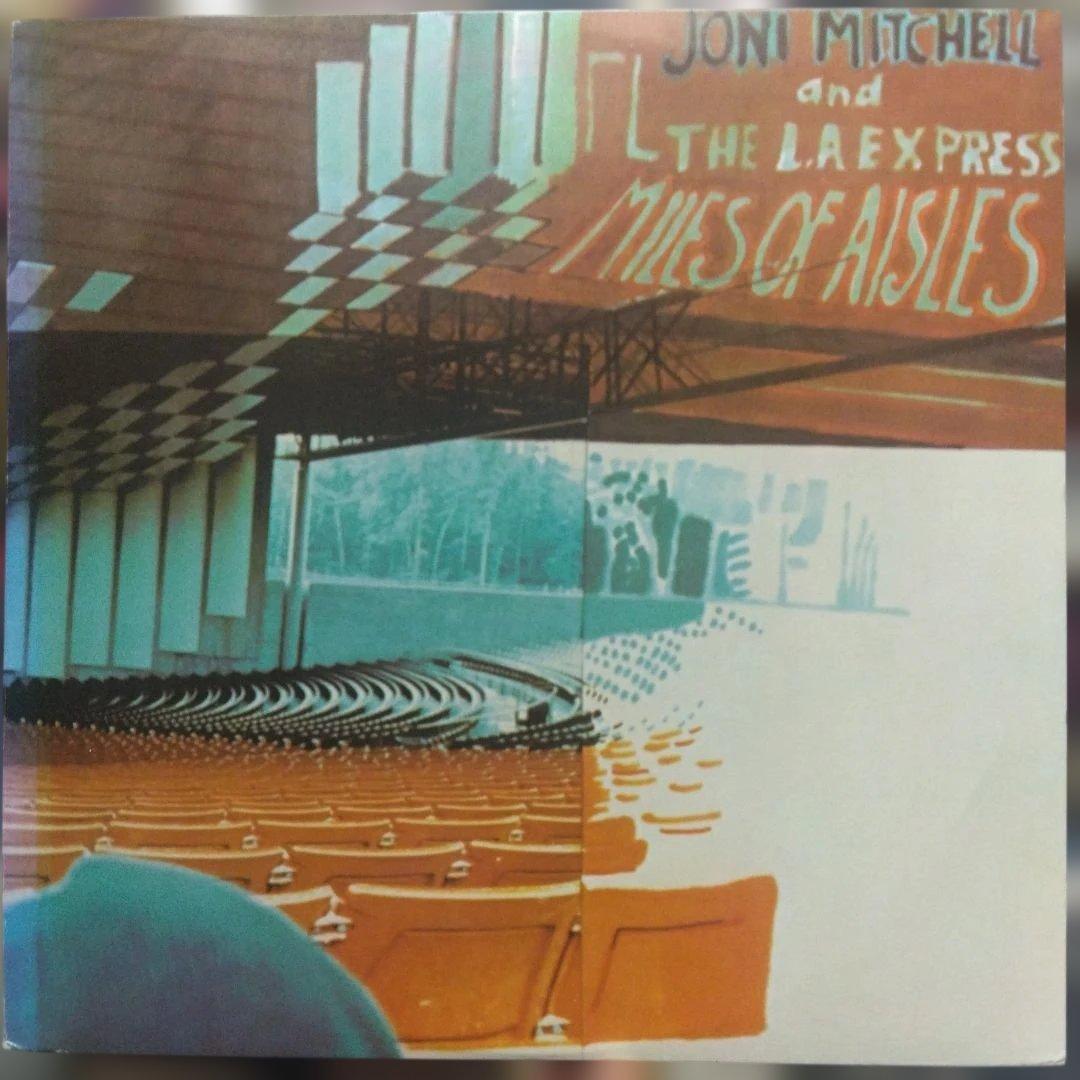 83年再発US盤2LP]ジョニミッチェル/マイルズオブアイルス SPプレス盤