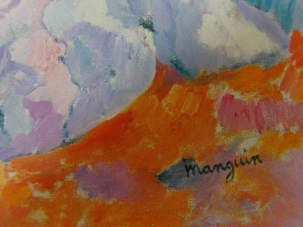 アンリ=シャルル・マンギャン、朝、希少画集画、新品額装付