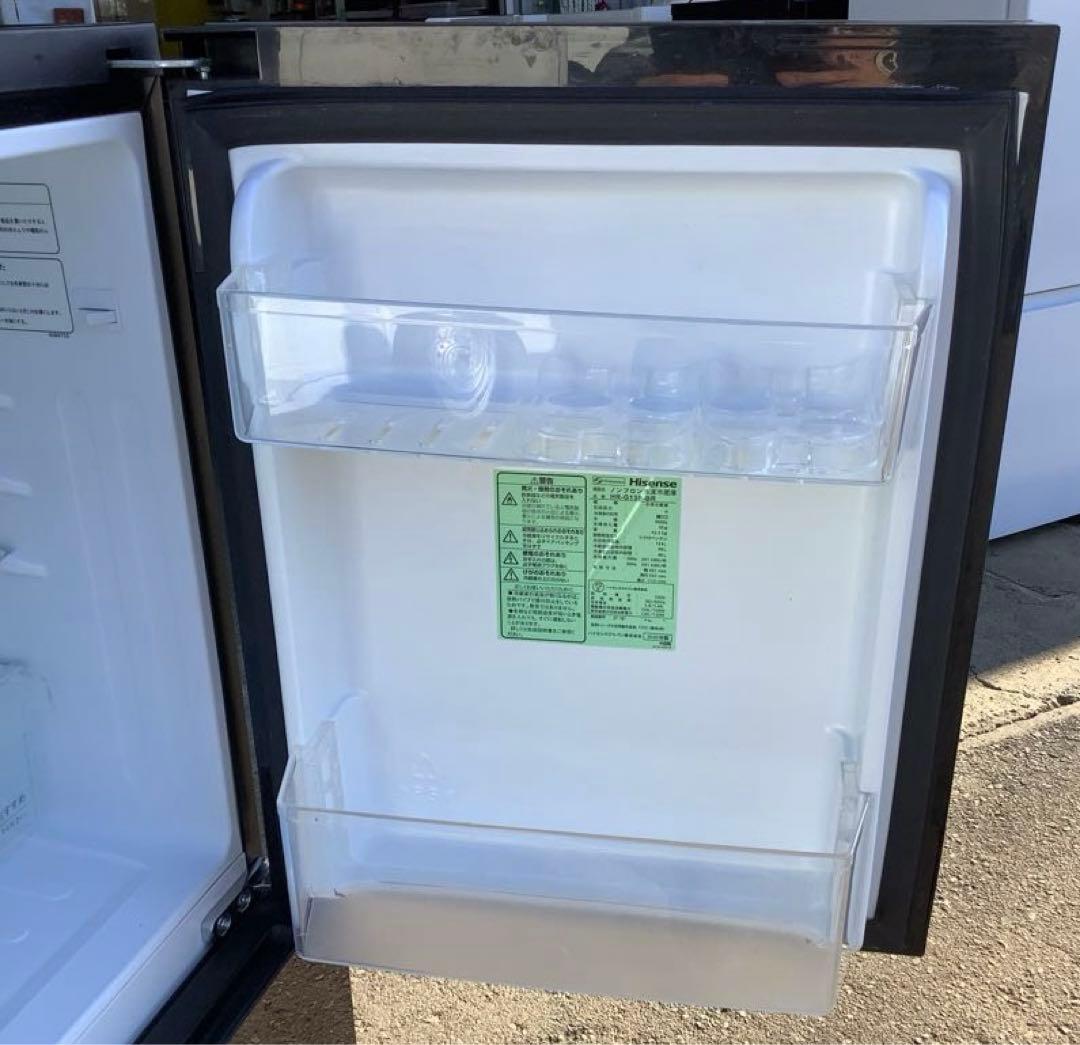ハイセンス 2ドア 冷凍冷蔵庫 HR-G13B-BR 134L 2020年製