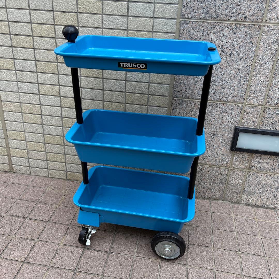 TRUSCO ツールワゴン NTS-503N-W ツールワゴン 引出・扉付 TRUSCO 高さ880mm奥行400mm NTS