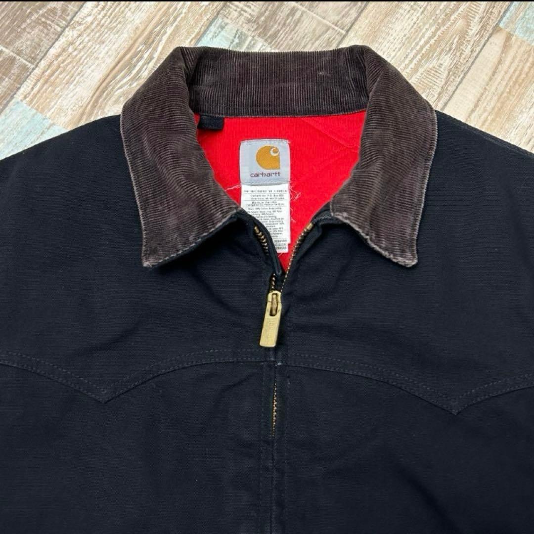 90s USA製 カーハート サンタフェジャケット ブラック - メルカリ