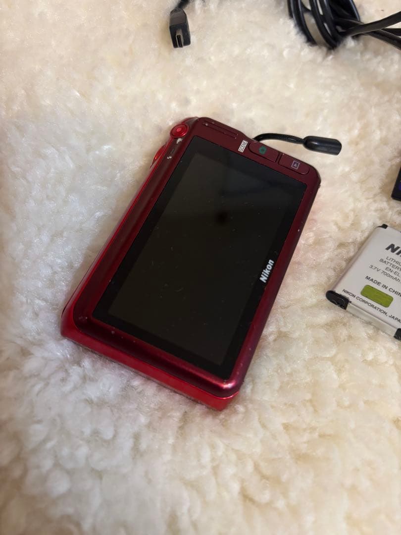 Nikon COOLPIX S6400 レッド 動作確認済み コンデジ