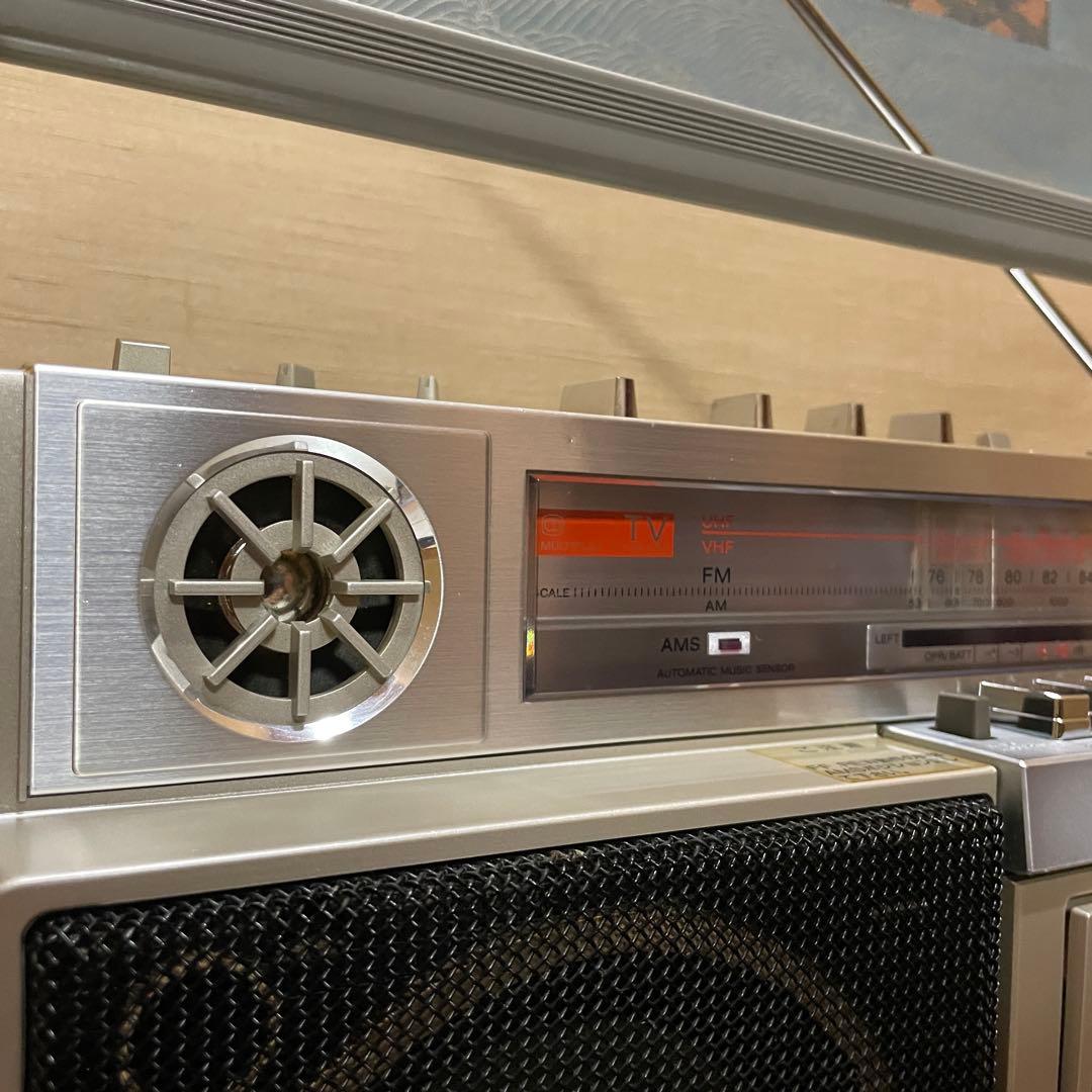 SONY／ソニー／ラジカセ／CFS-V3／メンテナンス済み／メンテセット付属