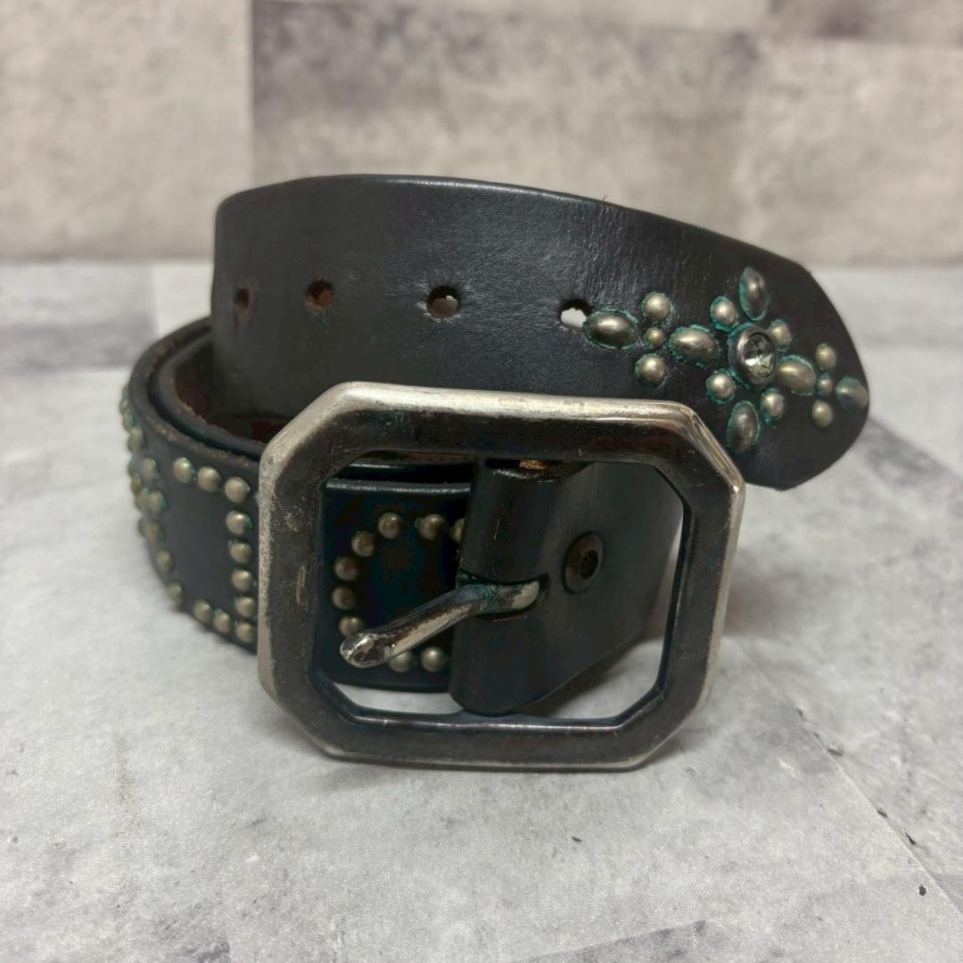 OLD STUD スタッズベルト　ハンドメイド レザー DMG16 楽天市場】【新品】【MADE IN USA】OLD STUD オールドスタッズ レザー