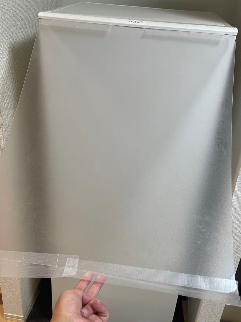 【たのメル便】AQUAノンフロン冷凍冷蔵庫 2017年製AQR-18F (W)