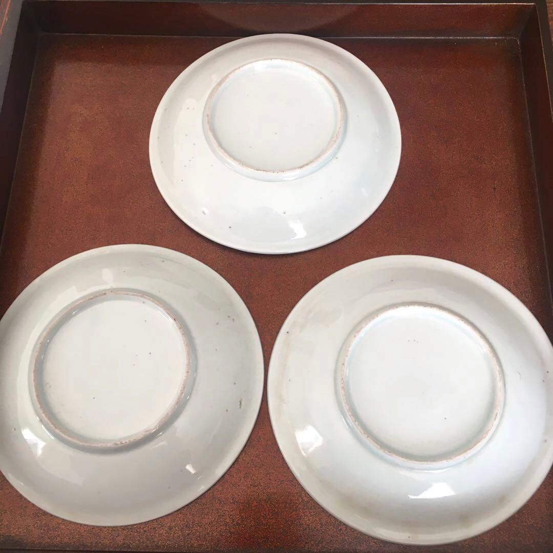 kitty様リクエスト 古伊万里 赤玉瓔珞文 中皿3客 17cm - メルカリ