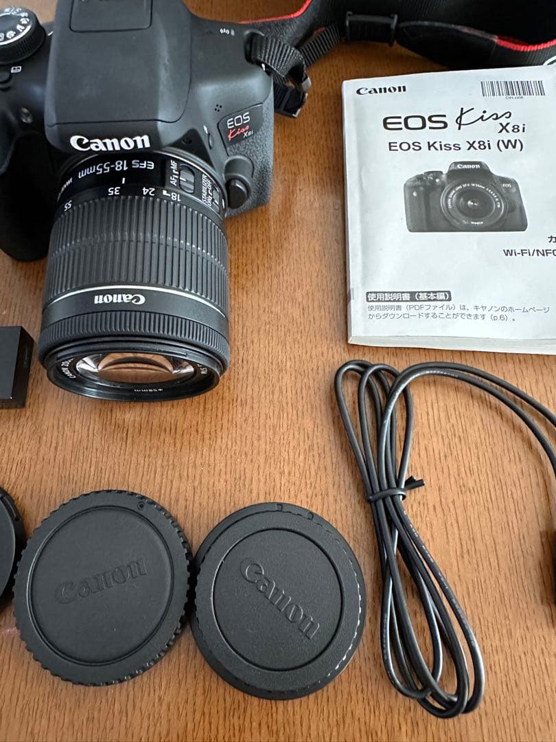 Canon EOS Kiss X8i SDカード付き バッテリー交換済