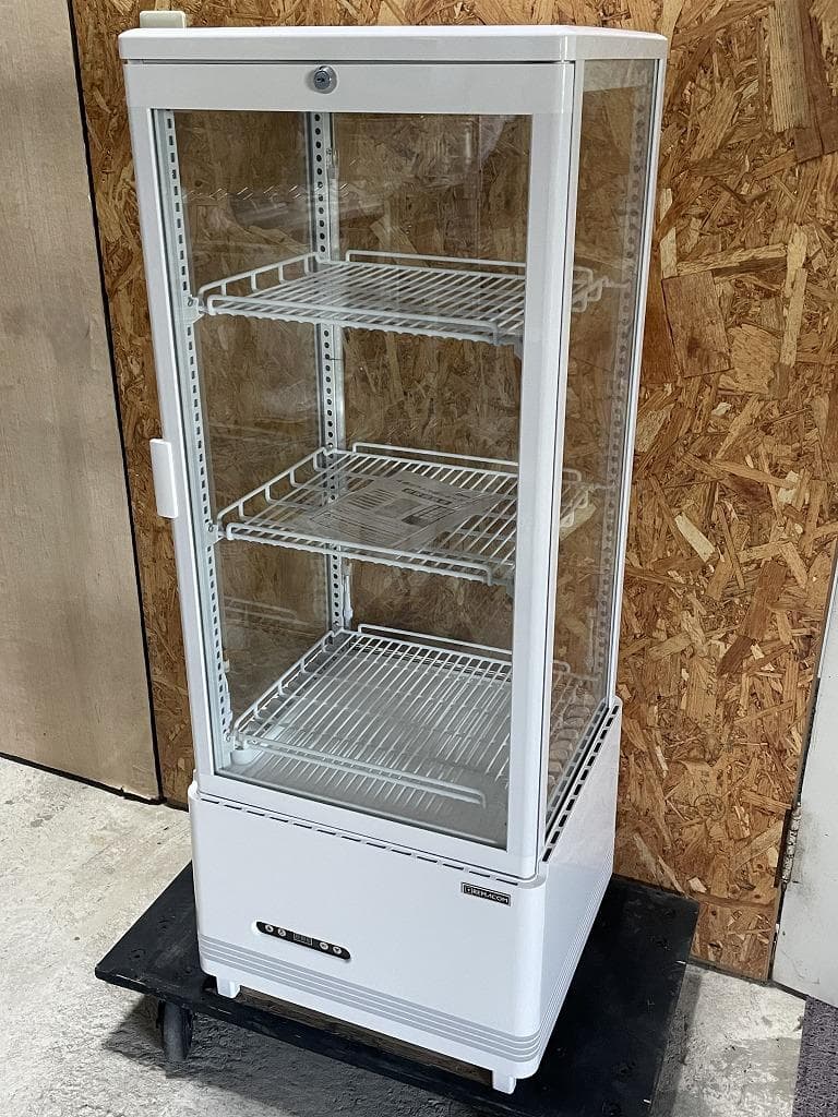 【美品】レマコム　4面ガラス冷蔵ショーケース　R4G-1055SLW 業務用 4面ガラス冷蔵ショーケース フォーシーズンシリーズ R4G-105SLB