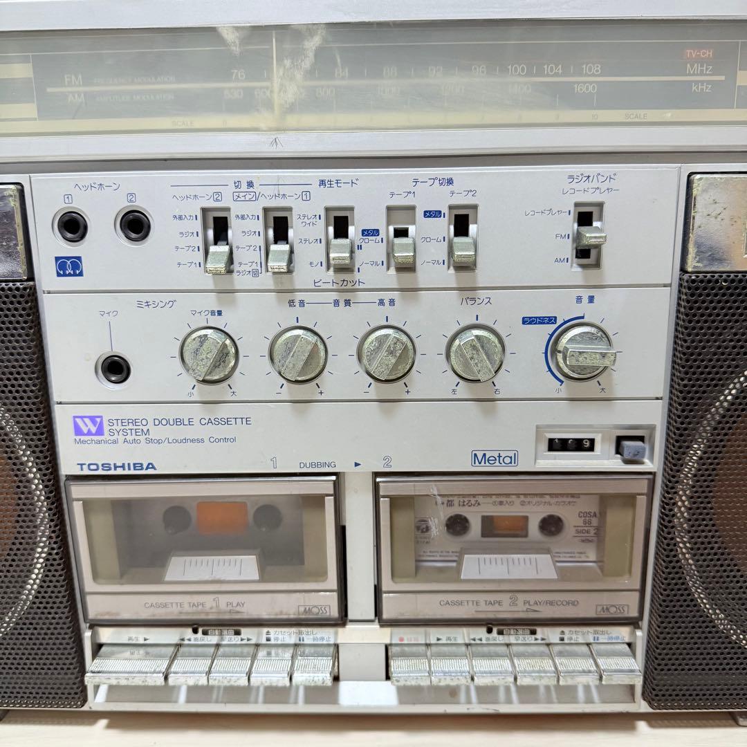 TOSHIBA RT-S87 ラジカセ　昭和レトロ 東芝 BOMBEAT