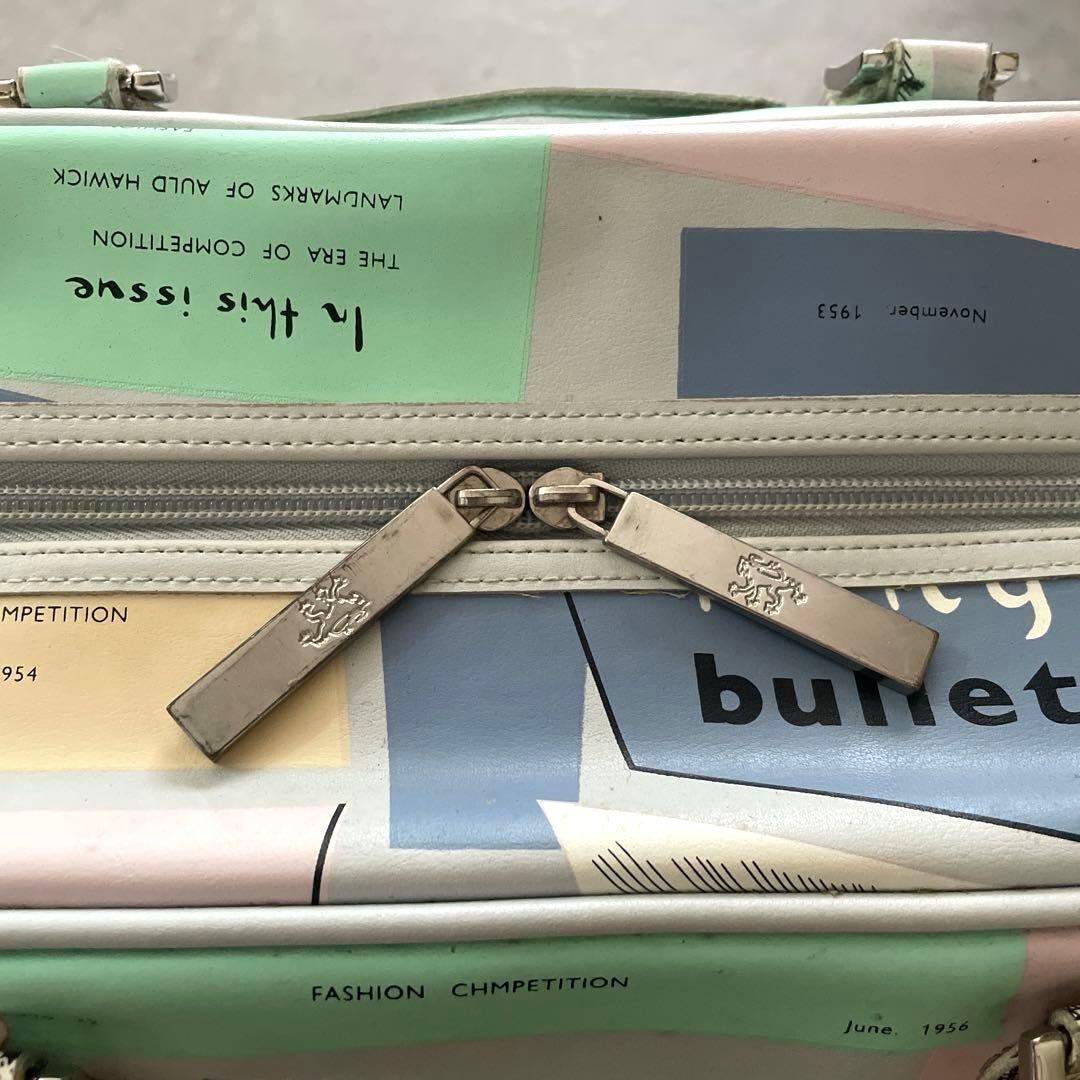 ヴィンテージ Pringle パステル ボストンバッグ ビンテージ Y2K 古着