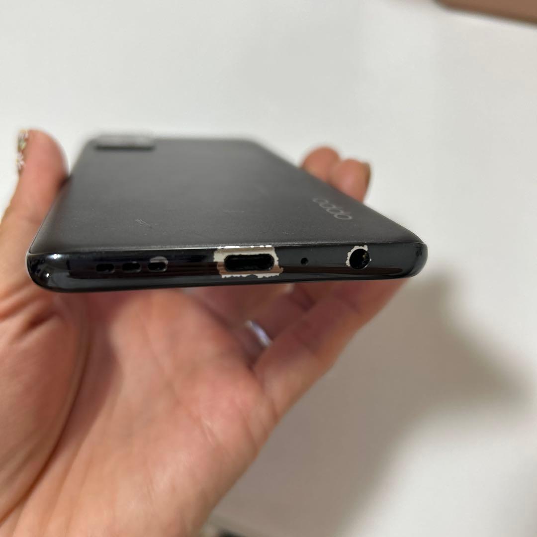 美品 OPPO スマートフォン ブラック A55