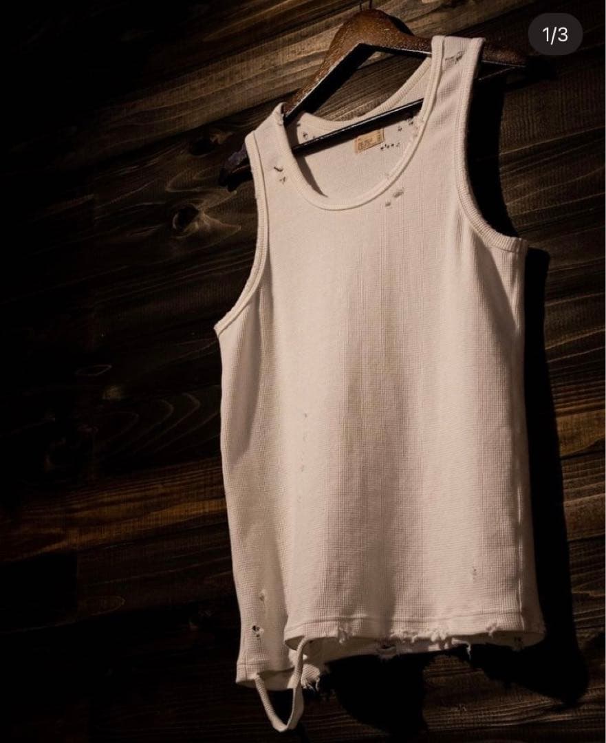 PABLO VINCI Damage tank top - メルカリ