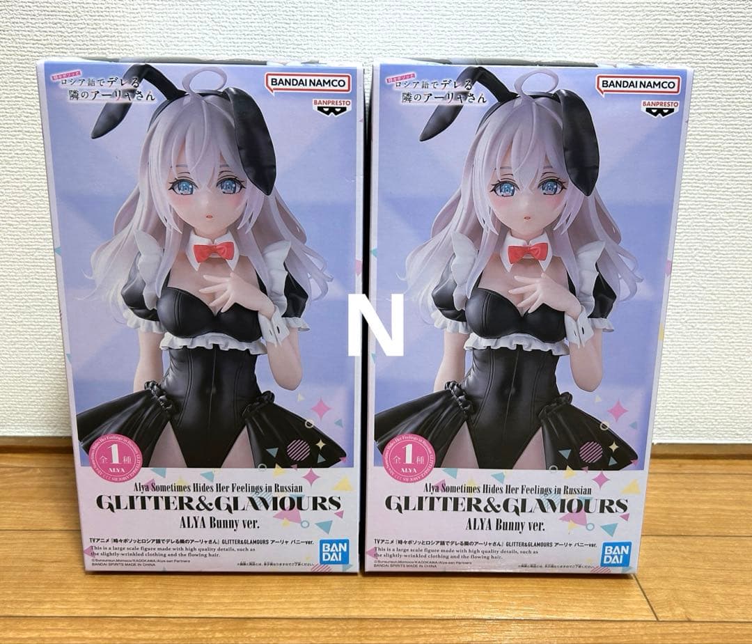 glitter&glamours フィギュア アーリャさん バニー 2個セット！ - メルカリ