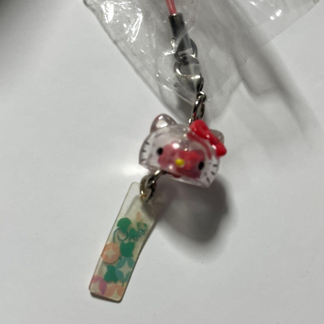 新品❤️根付ハローキティ風鈴たい焼き 提灯平成レトロキティ激レア