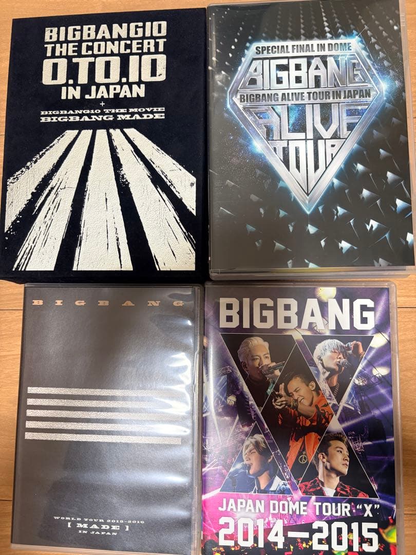 BIGBANG ライブDVD 4点まとめ売り 再生確認済 送料込み - メルカリ