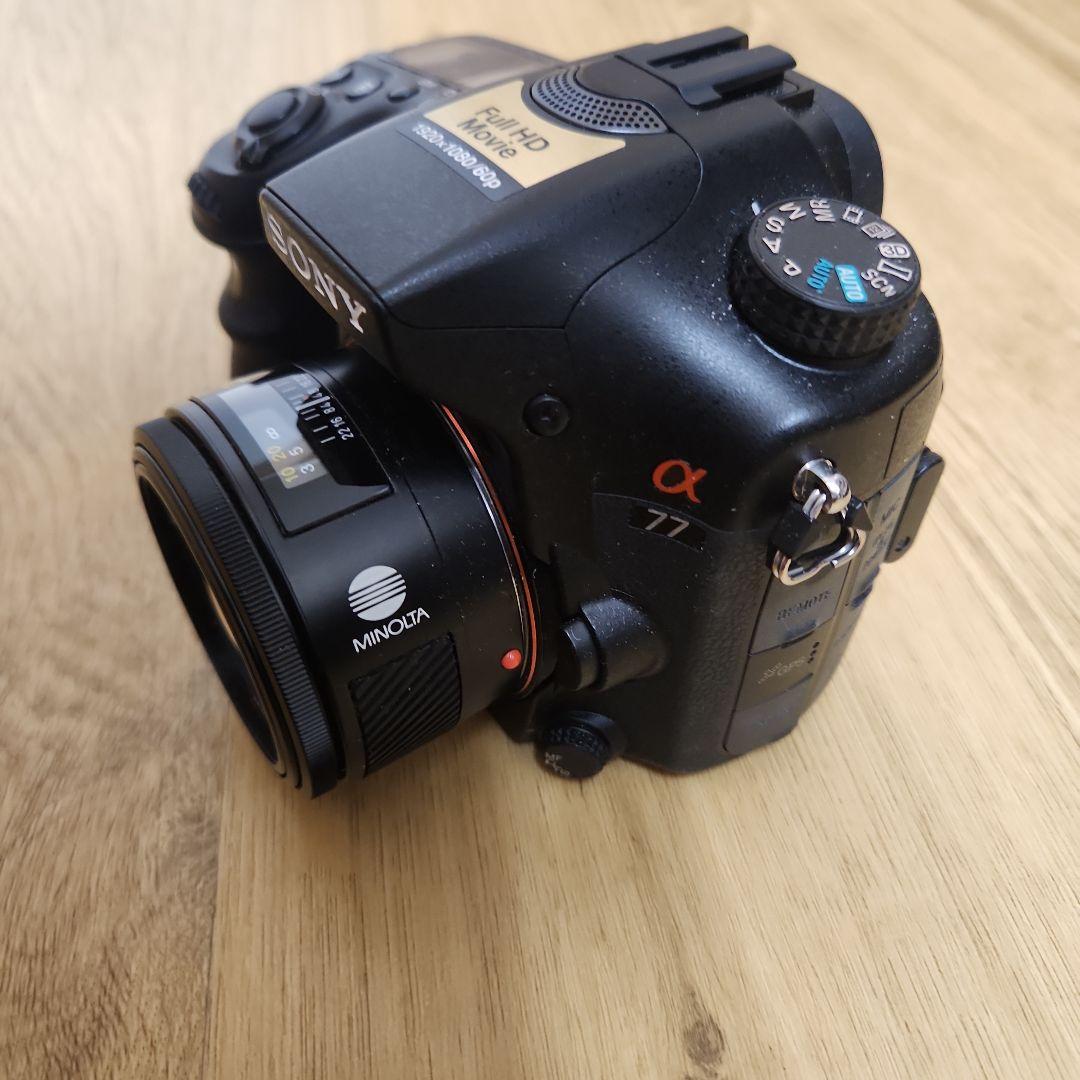 SONY α77 デジタル一眼レフカメラ AF50 mmキトレン付き