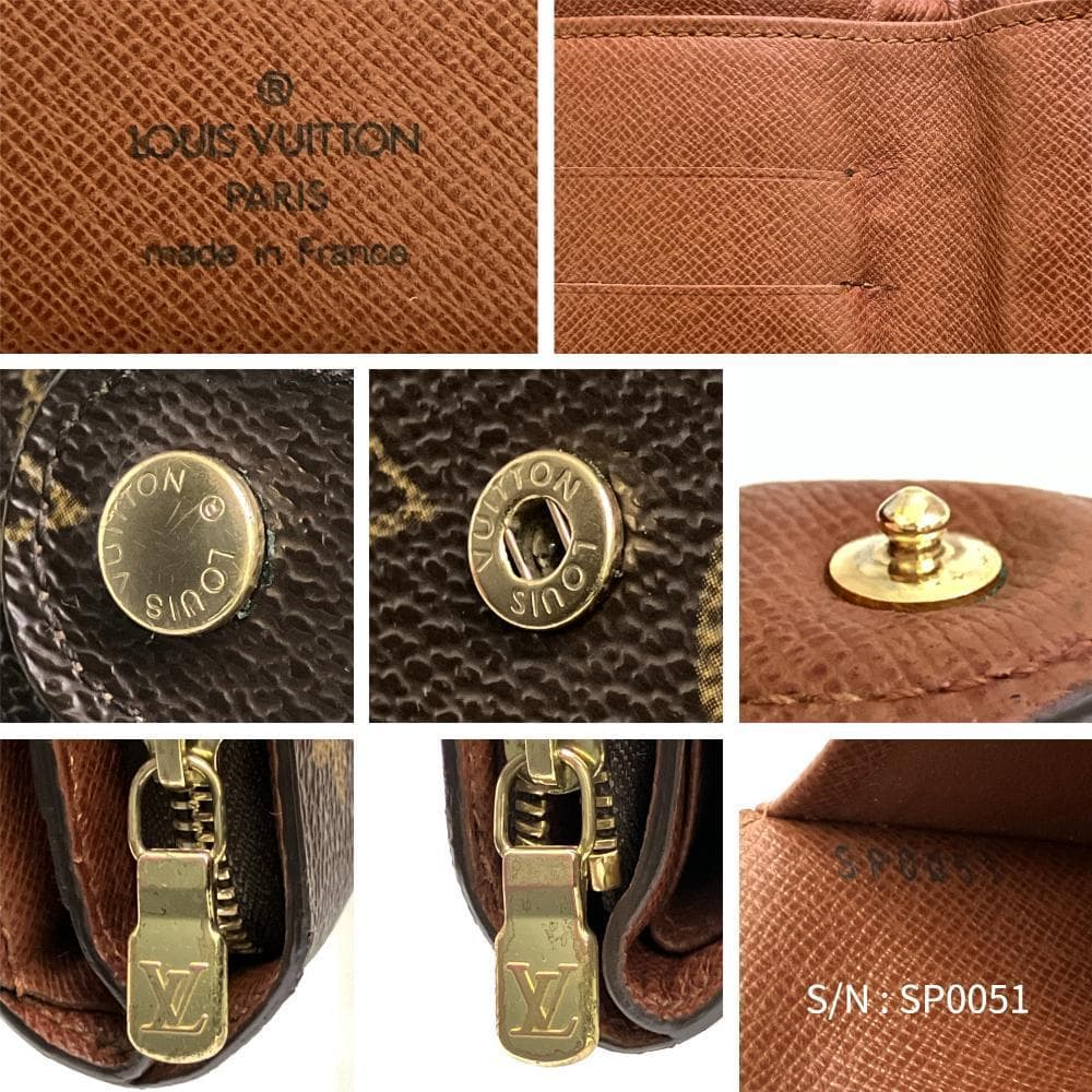 ❣ ルイヴィトン ❣ モノグラム ポルトパピエ ジップ 二つ折り財布 80