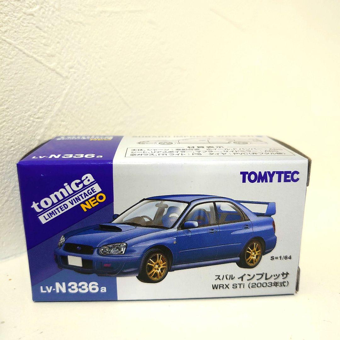 トミカリミテッド LV-N336 インプレッサ WRX STi 青 トミーテック