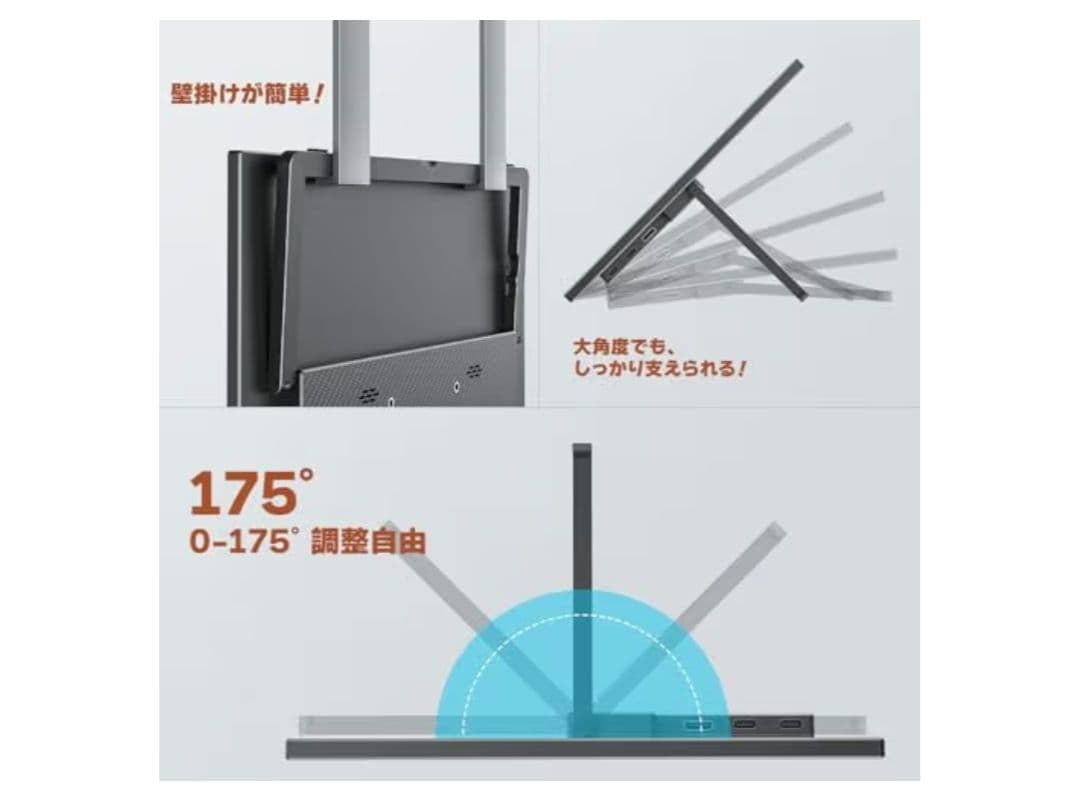 VisionOwl モバイルモニター 14インチ 超薄型 MD-14G 未使用品