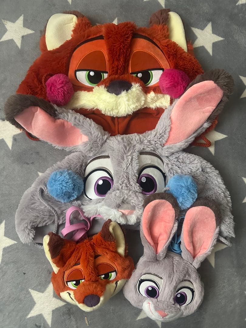 ディズニー ズートピア ニック ジュディ ファンキャップ ポシェット