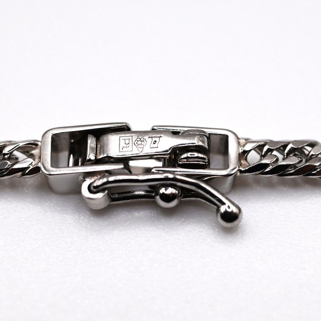 Pt850喜平ネックレス6面ダブル11g45cm造幣局検定マーク刻印入 - メルカリ