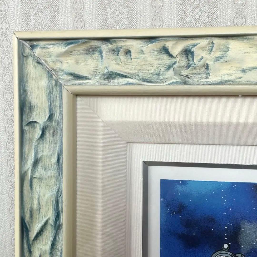 松本零士サイン入りシルクスクリーン 銀河鉄道999【時の輪の旅