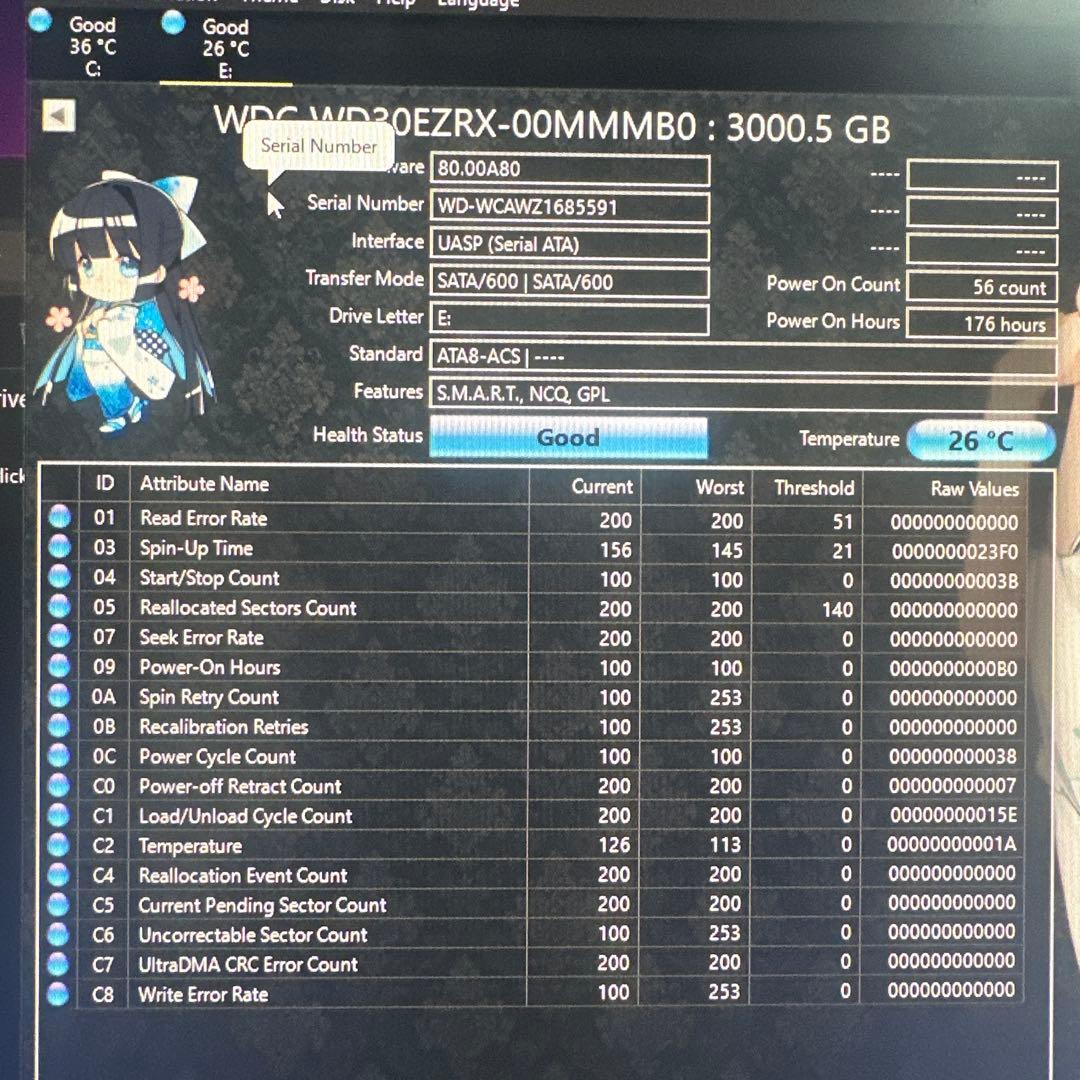 真*じ様 格安3台 Western Digital WD Green 3.0TB