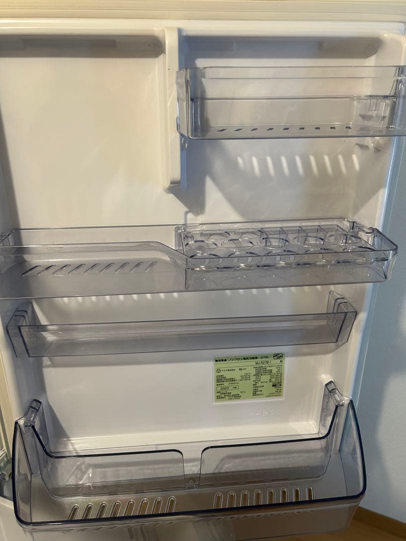 本日のみ 無印良品 冷蔵庫 272リットル 2023年製 - メルカリ
